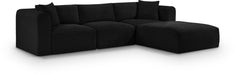 Shaggy 109" Corduroy Performance Fabric Upholstered Modular Sectional