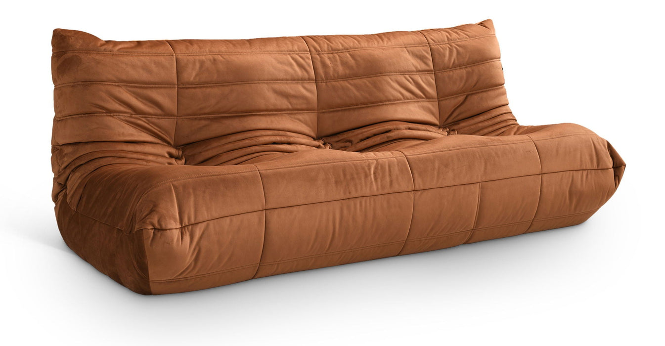 Relax 77.75" Velvet Upholstered Sofa