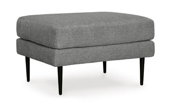 Hazela Loveseat - Black/Gray