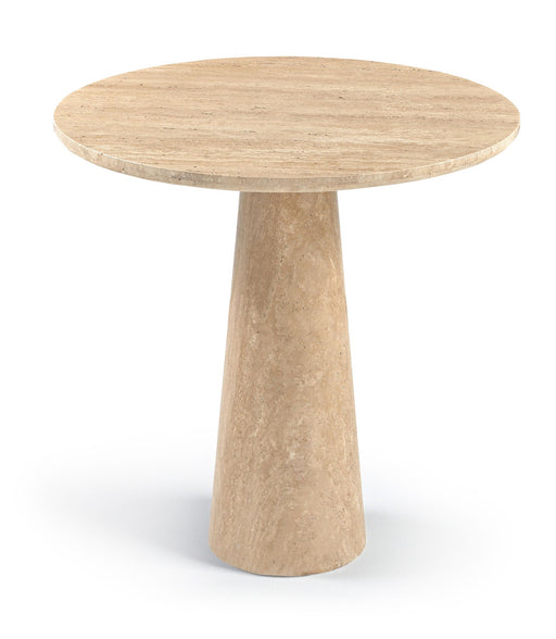 Fontelina 30" Genuine Travertine Bistro Dining Table