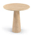 Fontelina 30" Genuine Travertine Bistro Dining Table