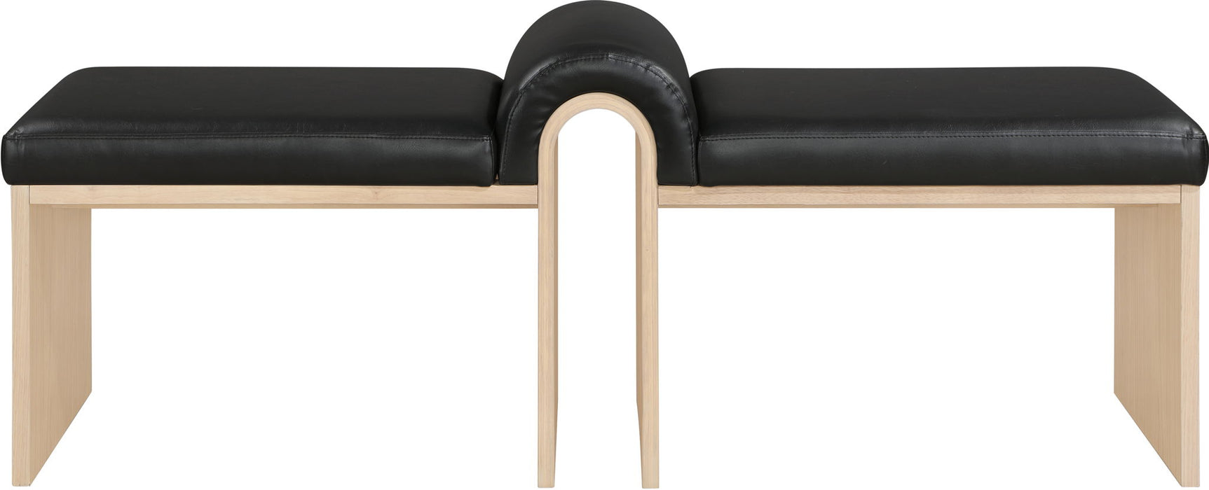Delphine Vegan Leather Upholstered Bench