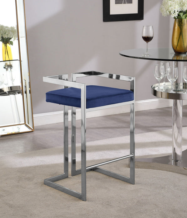 Ezra Vegan Leather Upholstered Counter Stool