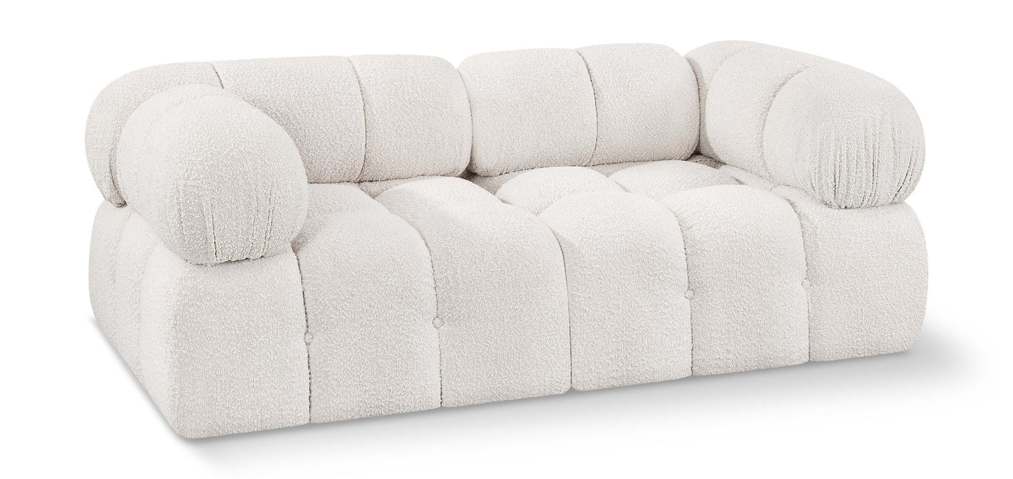 Ames 68" Boucle Fabric Upholstered 2pc. Modular Loveseat