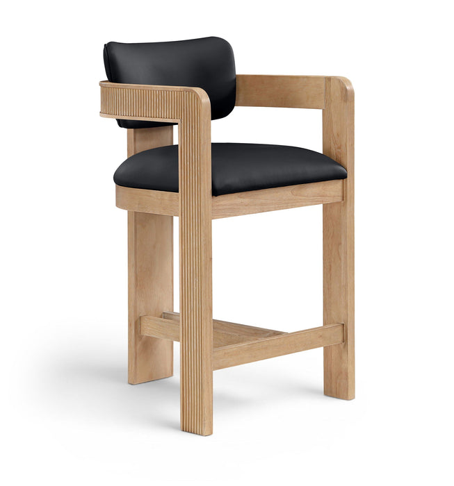 Sacha Vegan Leather Upholstered Counter Stool