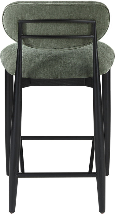 Riccio Performance Fabric Upholstered Counter Stool