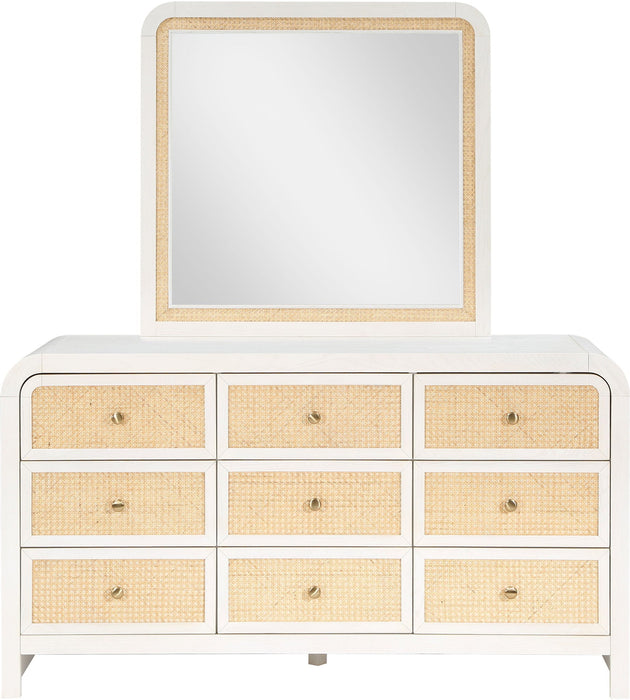 Siena Ash Wood And Natural Cane Dresser