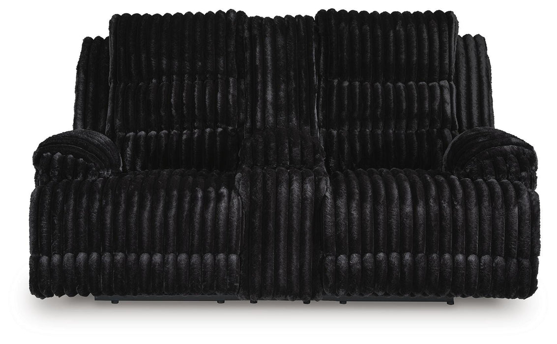 Rhines Falls Power Reclining Loveseat with Console