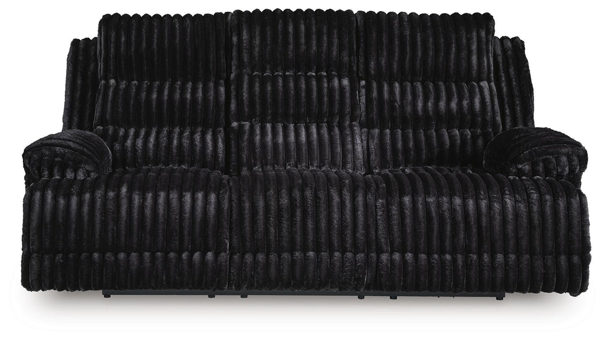 Rhines Falls Power Reclining Sofa with Drop Down Table