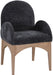 Waldorf Chenille Fabric Upholstered Dining Arm Chair