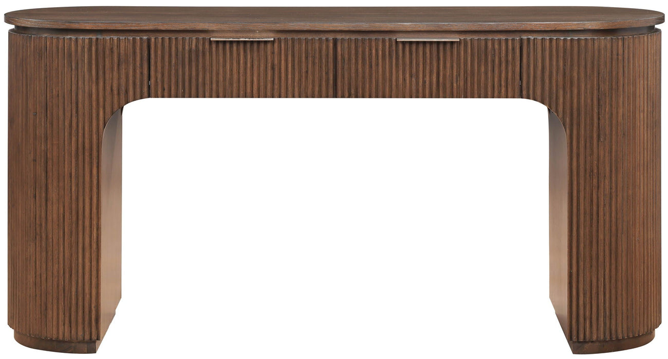 Astrid Solid Wood And Oak Veneer Desk