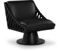 Millwin Vegan Leather Upholstered Swivel Accent Chair