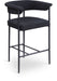 Malin Boucle Fabric Upholstered Counter Stool