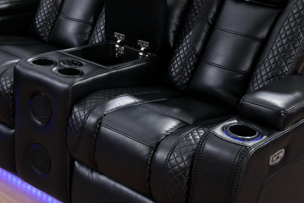 Knox ( Black) (pwr) Living Room Set