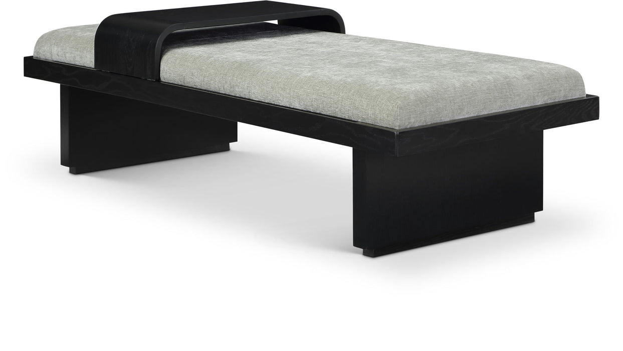 Arlington Chenille Fabric Upholstered Bench