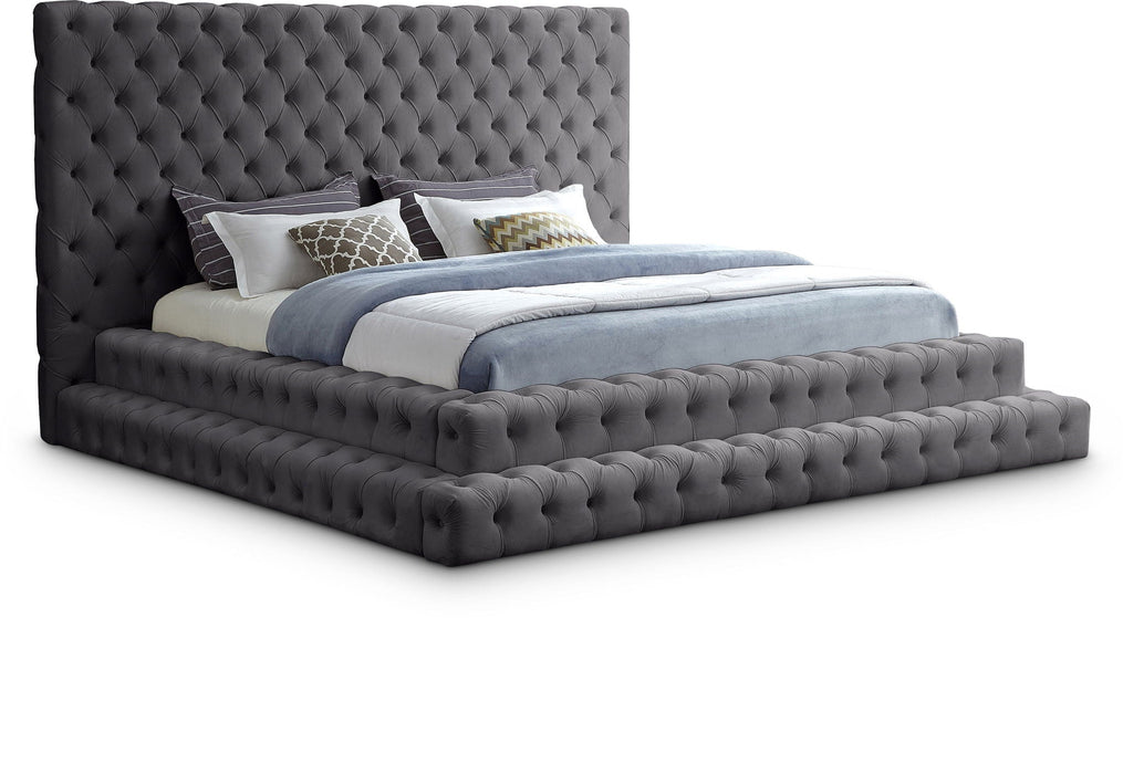 Revel Velvet Upholstered Bed