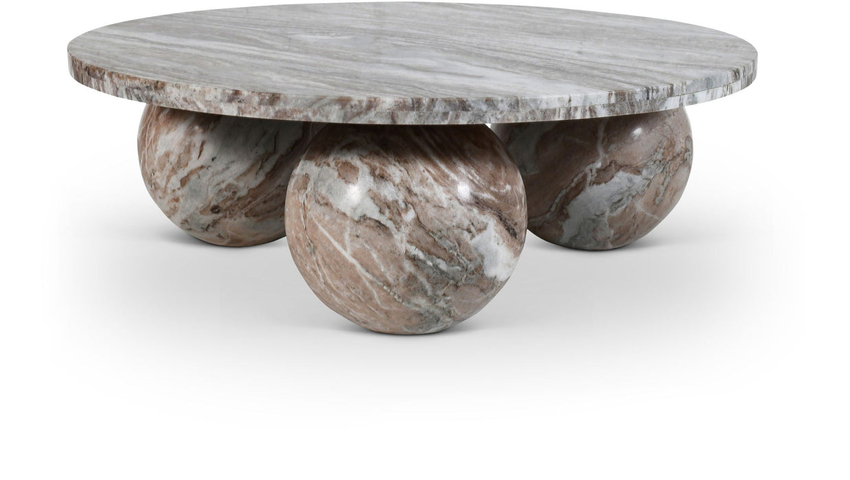 Spherical Genuine Marble Coffee Table