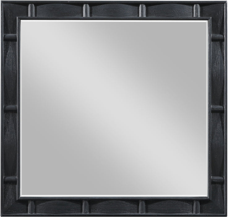 Espejo con enchapado de roble Weave (36" an. x 38" al.)