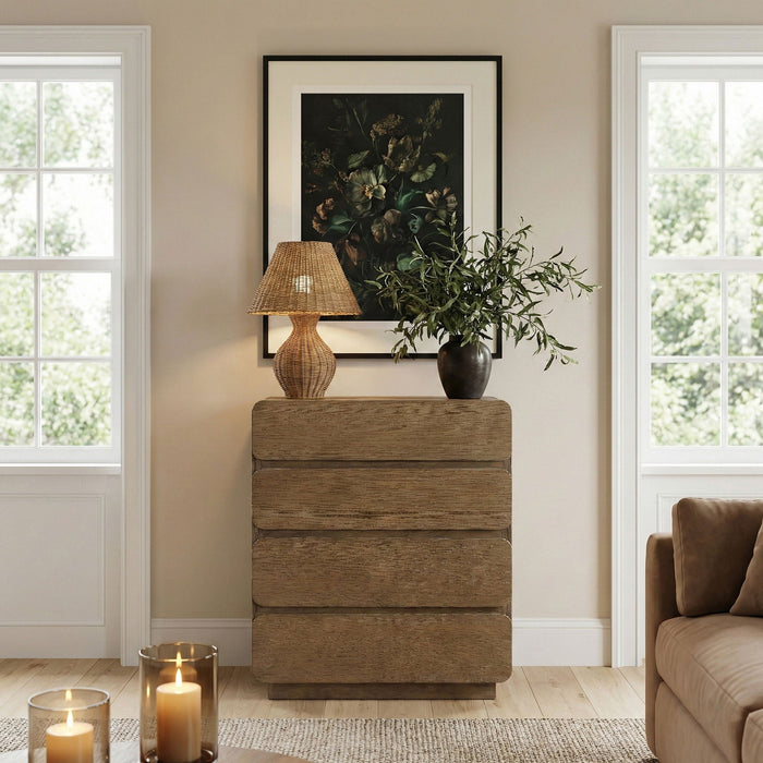 Adagio Solid Wood And Oak Veneer Chest