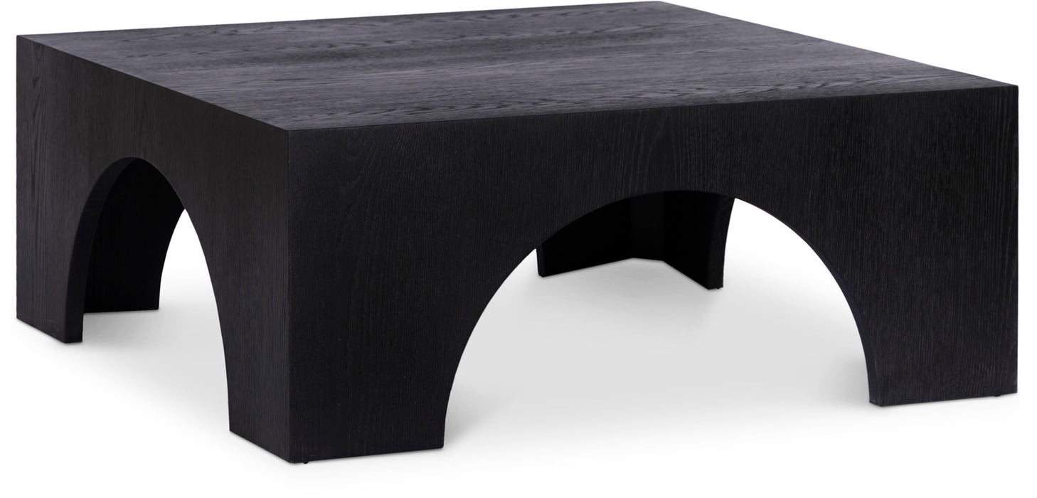 Arch Oak Wood Coffee Table