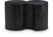 Dimple Terrazzo Pattern Iron Nesting 2pc. Modular End / Side Table