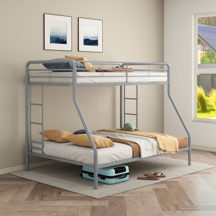 Carson Metal Over Bunk Bed Glossy Black