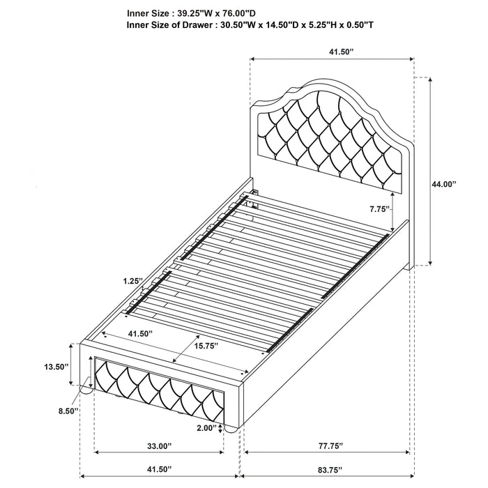 Ashleigh Storage Bed