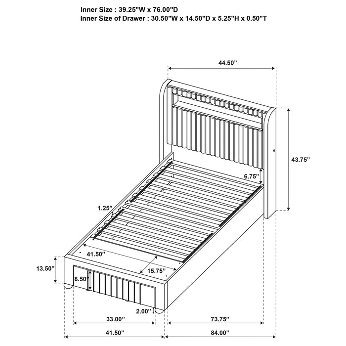 Madison Storage Bed