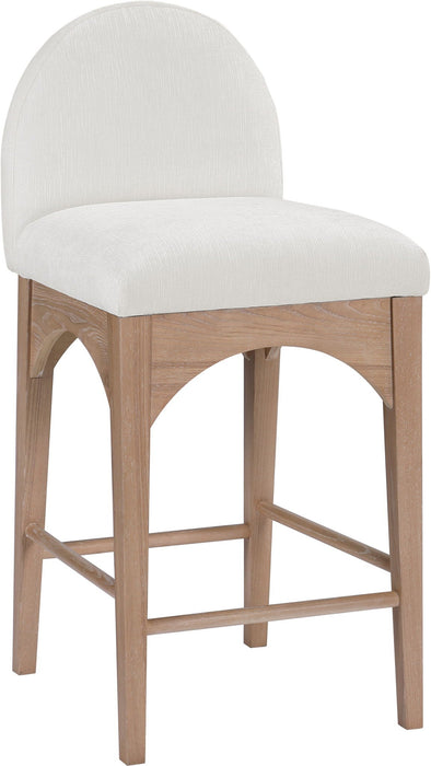 Waldorf Chenille Fabric Upholstered Counter Stool