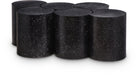 Dimple Terrazzo Pattern Iron Nesting 6pc. Modular Coffee Table