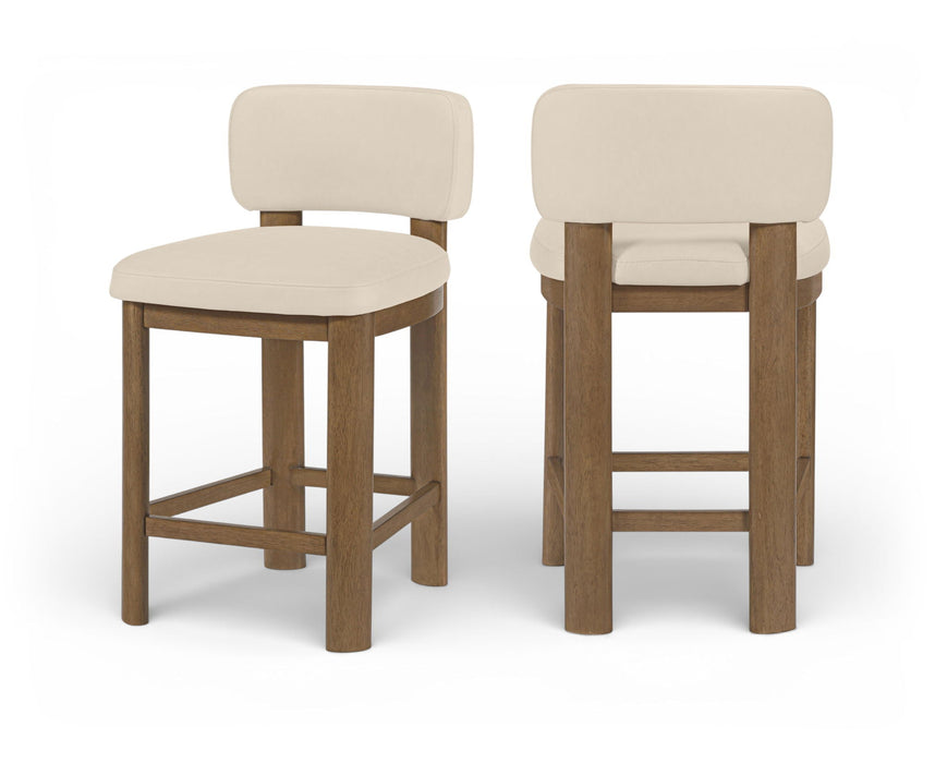 Paloma Vegan Leather Upholstered Counter Stool