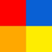 Sethford Wall Art - Orange;Blue;Purple;Red/Burgundy;Green