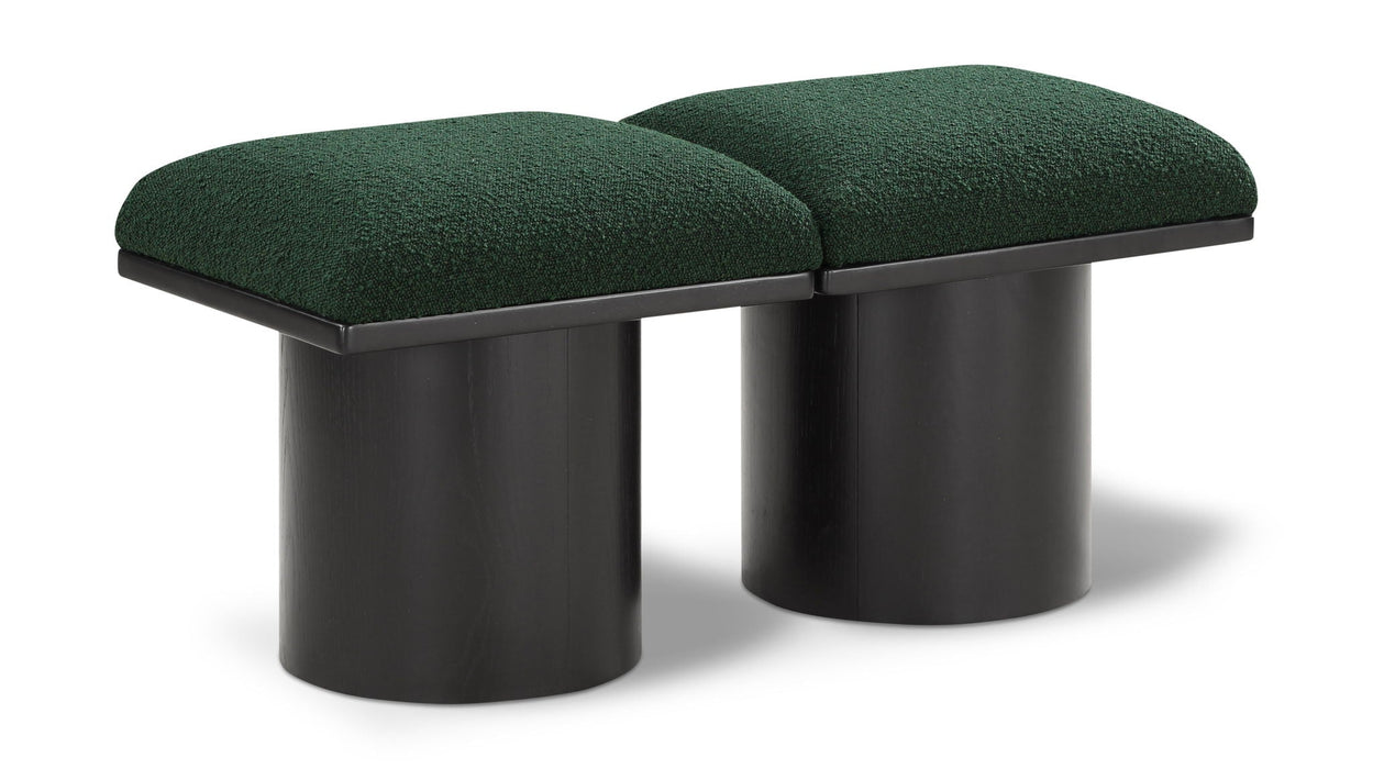 Pavilion Boucle Fabric Upholstered 2pc. Modular Bench