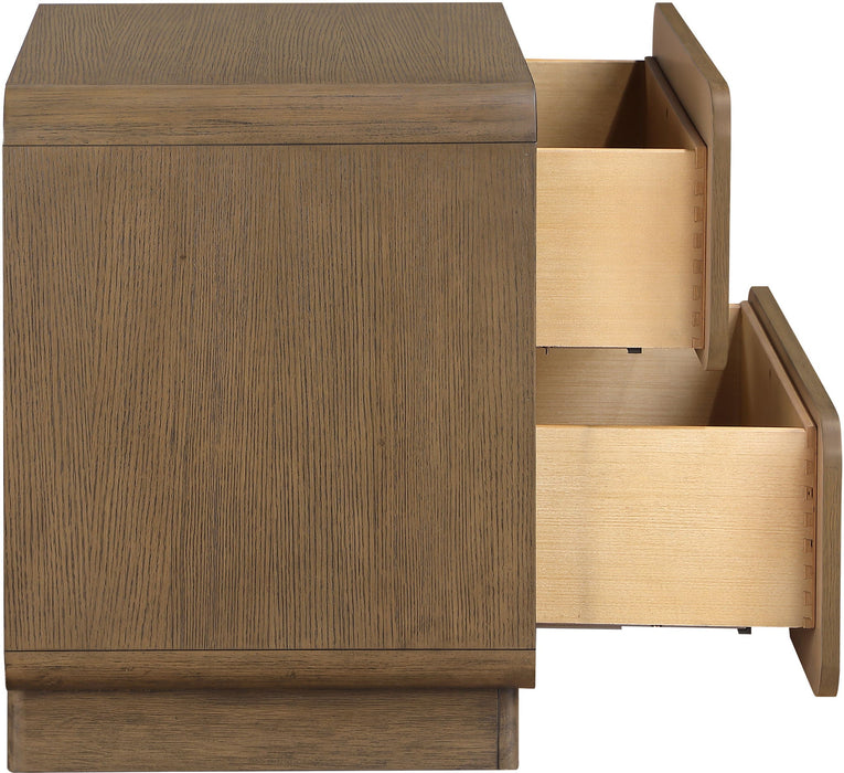 Adagio 28" Solid Wood And Oak Veneer Nightstand