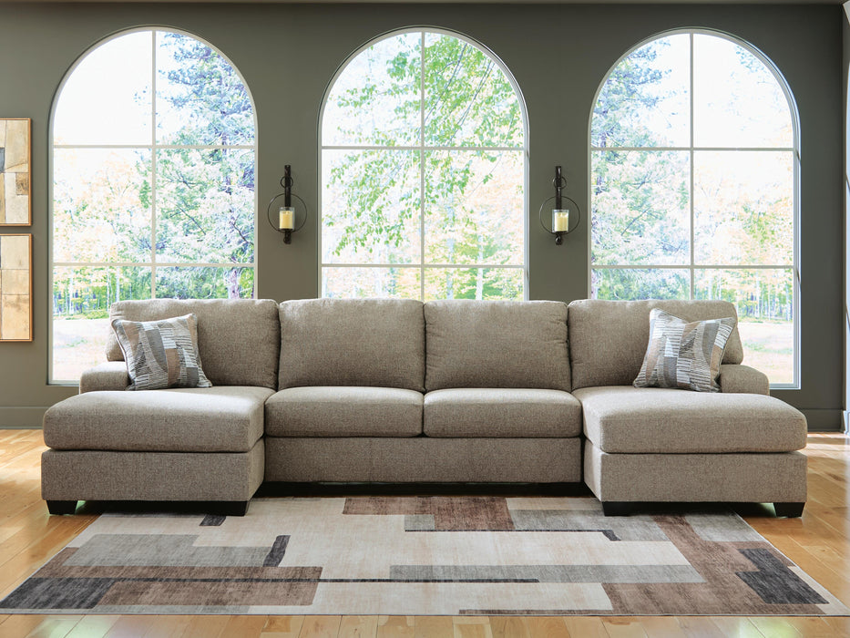 Newellen 3-Piece Sectional with Double Chaise - image 2