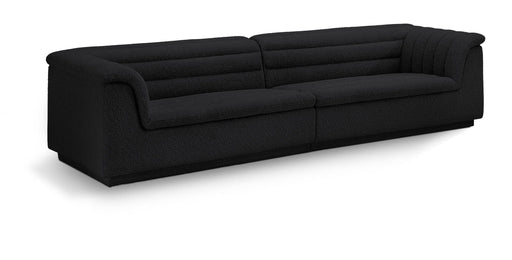 Cascade 118" Boucle Fabric Upholstered Sofa