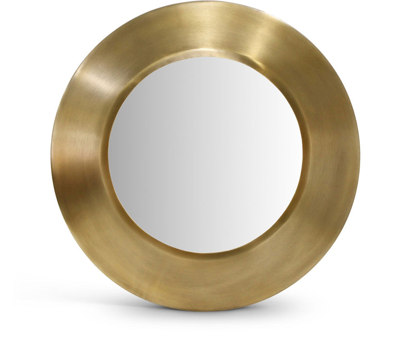 Sphere 24" W X 24" H Iron Frame Mirror