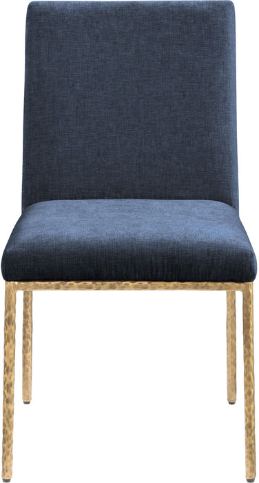 Reeves Chenille Fabric Upholstered Dining Side Chair