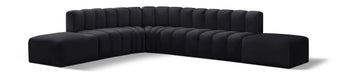 Arc 172" Velvet Upholstered 7pc. Modular Sectional