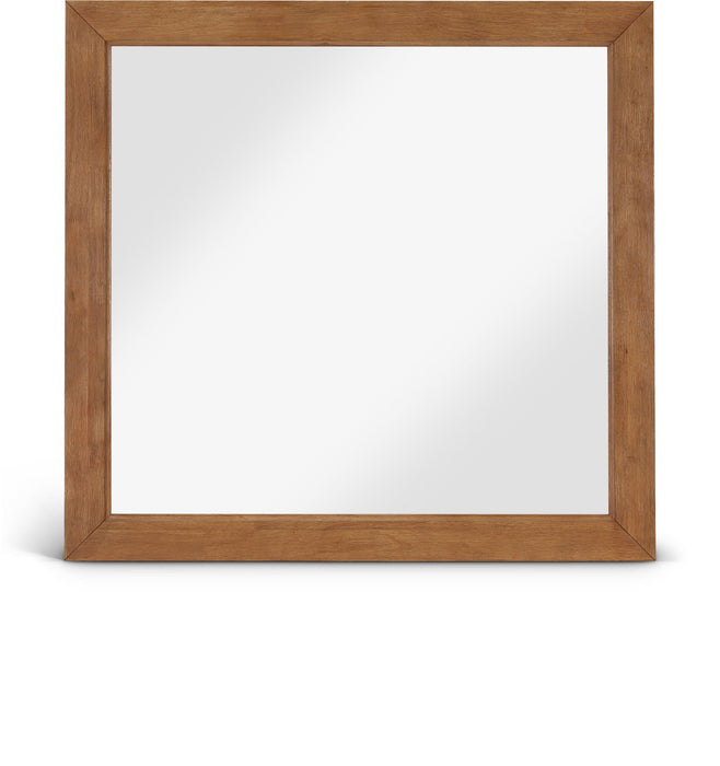 Fairfax 38" W X 40" H Solid Wood And Oak Veneer Frame Mirror