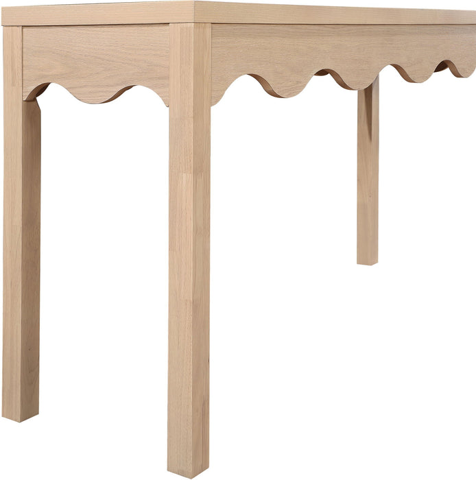 Fiora Oak Veneer Console Table