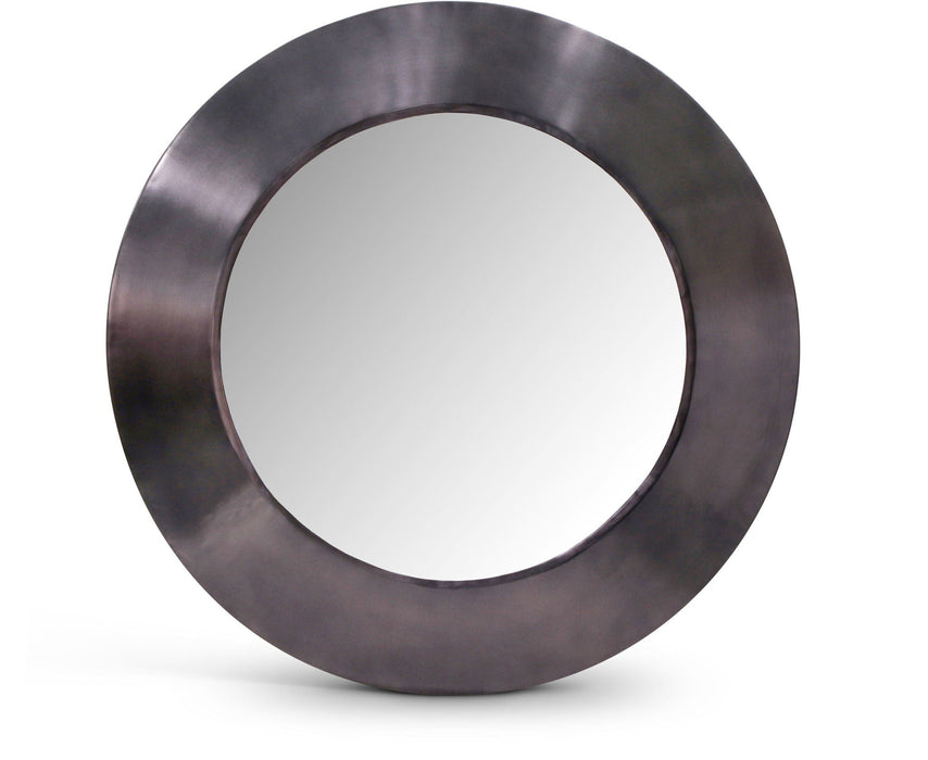 Sphere 36" W X 36" H Iron Frame Mirror