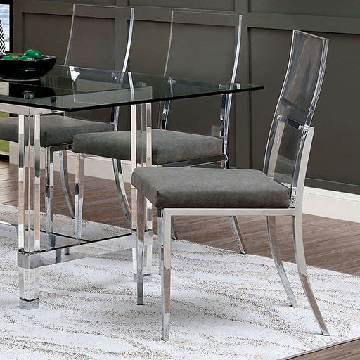 Casper Side Chair (Set of 2) - Chrome