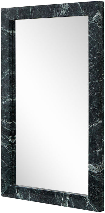 Pavia 23.5" W X 36" H Genuine Marble Frame Mirror