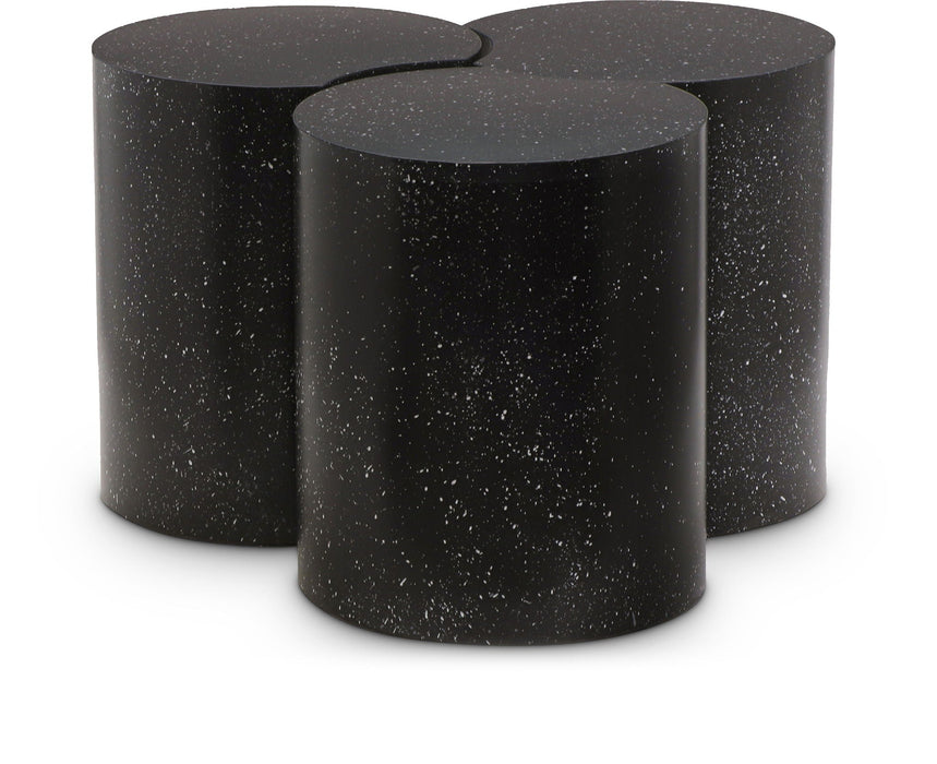 Dimple Terrazzo Pattern Iron Nesting 3pc. Modular Coffee Table