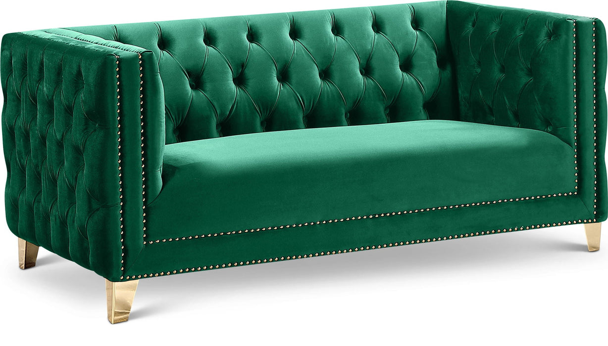 Michelle 66" Velvet Upholstered Loveseat