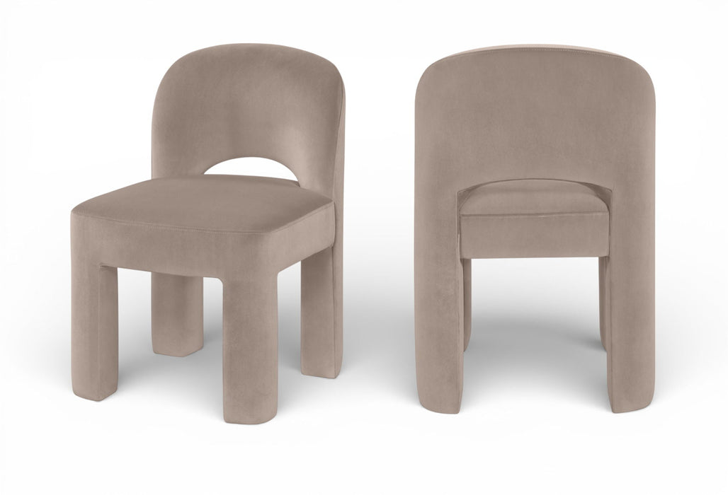 Celine Velvet Performance Fabric Upholstered Dining Chair