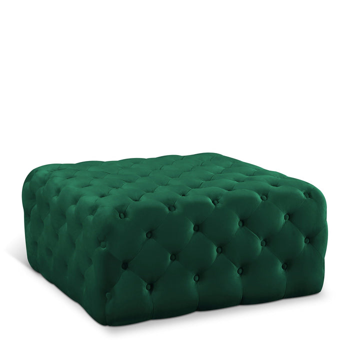 Ariel Velvet Upholstered Ottoman