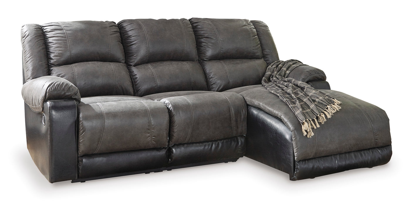 Nantahala 3-Piece Reclining Sectional with Chaise