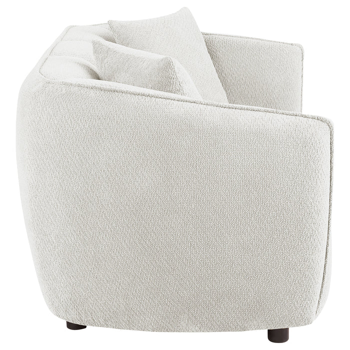 Aleisha Fabric Upholstered Loveseat Sand